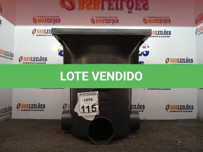 LOTE 115 - 01 CAIXA COLETORA DE ÁGUA PLUVIAL GRANDE PREMIUM PT METASUL (NO ESTADO) ATENÇÃO! FAZER A VISITAÇÃO ANTES DE ARREMATAR, NÃO SABEMOS SE FUNCIONA. LEILÃO NÃO TEM GARANTIA E NEM DEVOLUÇÃO, SUJEITO A POSSÍVEIS AVARIAS VISÍVEIS/OCULTAS E/OU AUSÊNCIA DE COMPONENTES.