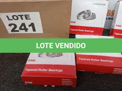 LOTE 241 - 05 - ROLAMENTOS 32216.J42A4 FAG (NO ESTADO, NÃO SABEMOS SE FUNCIONA. LEILÃO NÃO TEM GARANTIA E NEM DEVOLUÇÃO, SUJEITO A POSSÍVEIS AVARIAS VISÍVEIS/OCULTAS E/OU AUSÊNCIA DE COMPONENTES)