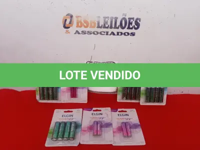 LOTE 034 - 04 PILHAS AA RECARREG ELGIN 2700MAH (BLISTER C/2) ELGIN E 03 PILHAS AAA ALCALINA ELGIN LR03 (BLISTER C/2) ELGIN. (NO ESTADO) ATENÇÃO! FAZER A VISITAÇÃO ANTES DE ARREMATAR, NÃO SABEMOS SE FUNCIONA. LEILÃO NÃO TEM GARANTIA E NEM DEVOLUÇÃO, SUJEITO A POSSÍVEIS AVARIAS VISÍVEIS/OCULTAS E/OU AUSÊNCIA DE COMPONENTES.