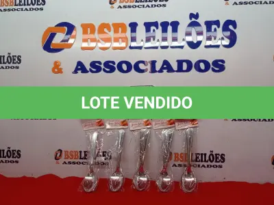 LOTE 028 - 05 KITS DE COLHERES COM 06 PEÇAS CADA. (NO ESTADO) ATENÇÃO! FAZER A VISITAÇÃO ANTES DE ARREMATAR, NÃO SABEMOS SE FUNCIONA. LEILÃO NÃO TEM GARANTIA E NEM DEVOLUÇÃO, SUJEITO A POSSÍVEIS AVARIAS VISÍVEIS/OCULTAS E/OU AUSÊNCIA DE COMPONENTES.