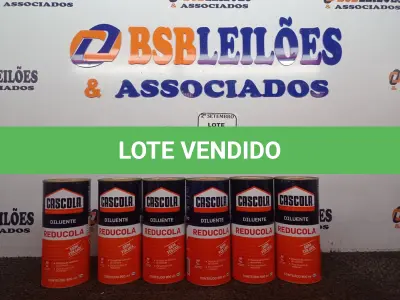 LOTE 087 - 06 DILUENTES MARCA CASCOLA. (NO ESTADO) ATENÇÃO! FAZER A VISITAÇÃO ANTES DE ARREMATAR, NÃO SABEMOS SE FUNCIONA. LEILÃO NÃO TEM GARANTIA E NEM DEVOLUÇÃO, SUJEITO A POSSÍVEIS AVARIAS VISÍVEIS/OCULTAS E/OU AUSÊNCIA DE COMPONENTES.