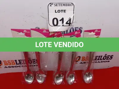 LOTE 014 - 05 KITS DE COLHERES COM 06 PEÇAS CADA. (NO ESTADO) ATENÇÃO! FAZER A VISITAÇÃO ANTES DE ARREMATAR, NÃO SABEMOS SE FUNCIONA. LEILÃO NÃO TEM GARANTIA E NEM DEVOLUÇÃO, SUJEITO A POSSÍVEIS AVARIAS VISÍVEIS/OCULTAS E/OU AUSÊNCIA DE COMPONENTES.