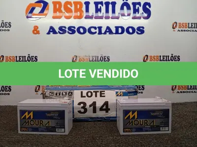 LOTE 314 - 05 - BATERIAS MOURA 12MVA-7 NO-BREAK, SEGURANÇA E TELECOM (NO ESTADO, NÃO SABEMOS SE FUNCIONA. LEILÃO NÃO TEM GARANTIA E NEM DEVOLUÇÃO, SUJEITO A POSSÍVEIS AVARIAS VISÍVEIS/OCULTAS E/OU AUSÊNCIA DE COMPONENTES)