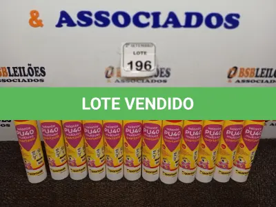 LOTE 196 - 12 SELANTES PU40 MULTIUSO COR PRETO 360G CADA. (NO ESTADO) ATENÇÃO! FAZER A VISITAÇÃO ANTES DE ARREMATAR, NÃO SABEMOS SE FUNCIONA. LEILÃO NÃO TEM GARANTIA E NEM DEVOLUÇÃO, SUJEITO A POSSÍVEIS AVARIAS VISÍVEIS/OCULTAS E/OU AUSÊNCIA DE COMPONENTES.