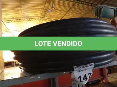 LOTE 147 - 01 ROLO MANG TUBO IRRIGACAO 1 X 2,5 PRETO INDEX (NO ESTADO) ATENÇÃO! FAZER A VISITAÇÃO ANTES DE ARREMATAR, NÃO SABEMOS SE FUNCIONA. LEILÃO NÃO TEM GARANTIA E NEM DEVOLUÇÃO, SUJEITO A POSSÍVEIS AVARIAS VISÍVEIS/OCULTAS E/OU AUSÊNCIA DE COMPONENTES.