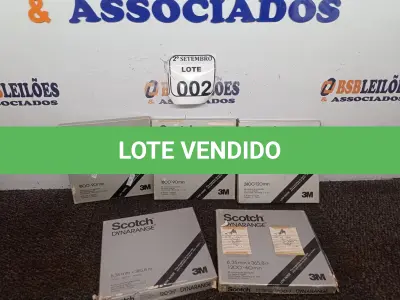 LOTE 002 - 05 FITAS PARA GRAVADOR DE ROLO. (NO ESTADO) ATENÇÃO! FAZER A VISITAÇÃO ANTES DE ARREMATAR, NÃO SABEMOS SE FUNCIONA. LEILÃO NÃO TEM GARANTIA E NEM DEVOLUÇÃO, SUJEITO A POSSÍVEIS AVARIAS VISÍVEIS/OCULTAS E/OU AUSÊNCIA DE COMPONENTES.