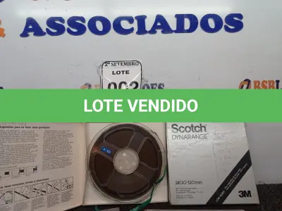 LOTE 002 - 05 FITAS PARA GRAVADOR DE ROLO. (NO ESTADO) ATENÇÃO! FAZER A VISITAÇÃO ANTES DE ARREMATAR, NÃO SABEMOS SE FUNCIONA. LEILÃO NÃO TEM GARANTIA E NEM DEVOLUÇÃO, SUJEITO A POSSÍVEIS AVARIAS VISÍVEIS/OCULTAS E/OU AUSÊNCIA DE COMPONENTES.