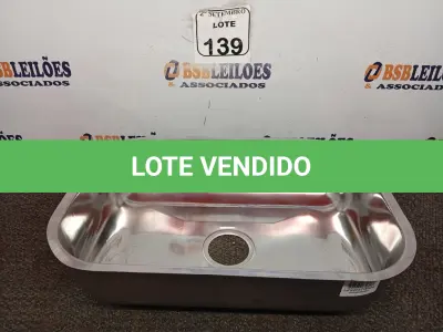 LOTE 139 - 01 CUBA INOX N1 AÇO 430 3.1/2 46X30X14 FABRINOX.(NO ESTADO) ATENÇÃO! FAZER A VISITAÇÃO ANTES DE ARREMATAR, NÃO SABEMOS SE FUNCIONA. LEILÃO NÃO TEM GARANTIA E NEM DEVOLUÇÃO, SUJEITO A POSSÍVEIS AVARIAS VISÍVEIS/OCULTAS E/OU AUSÊNCIA DE COMPONENTES.