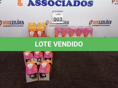 LOTE 003 - 20 LÂMPADAS BULBO LED A60 9W BIVOLT 3000K – ELGIN NOVO. (NO ESTADO) ATENÇÃO! FAZER A VISITAÇÃO ANTES DE ARREMATAR, NÃO SABEMOS SE FUNCIONA. LEILÃO NÃO TEM GARANTIA E NEM DEVOLUÇÃO, SUJEITO A POSSÍVEIS AVARIAS VISÍVEIS/OCULTAS E/OU AUSÊNCIA DE COMPONENTES.
