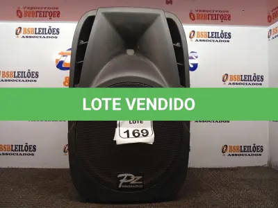 LOTE 169 - 01 CAIXA DE SOM PASSIVA MODELO PX-12. (NO ESTADO) ATENÇÃO! FAZER A VISITAÇÃO ANTES DE ARREMATAR, NÃO SABEMOS SE FUNCIONA. LEILÃO NÃO TEM GARANTIA E NEM DEVOLUÇÃO, SUJEITO A POSSÍVEIS AVARIAS VISÍVEIS/OCULTAS E/OU AUSÊNCIA DE COMPONENTES.