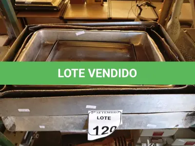 LOTE 120 - 05 FORMAS DE ALUMÍNIO TAMANHOS DIVERSOS. (NO ESTADO) ATENÇÃO! FAZER A VISITAÇÃO ANTES DE ARREMATAR, NÃO SABEMOS SE FUNCIONA. LEILÃO NÃO TEM GARANTIA E NEM DEVOLUÇÃO, SUJEITO A POSSÍVEIS AVARIAS VISÍVEIS/OCULTAS E/OU AUSÊNCIA DE COMPONENTES.