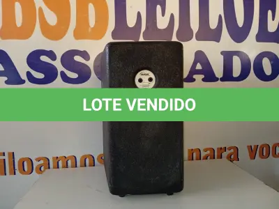 LOTE 135 - 01 CAIXA DE SOM PASSIVA MARCA WGK MODELO TW900. (NO ESTADO) ATENÇÃO! FAZER A VISITAÇÃO ANTES DE ARREMATAR, NÃO SABEMOS SE FUNCIONA. LEILÃO NÃO TEM GARANTIA E NEM DEVOLUÇÃO, SUJEITO A POSSÍVEIS AVARIAS VISÍVEIS/OCULTAS E/OU AUSÊNCIA DE COMPONENTES.