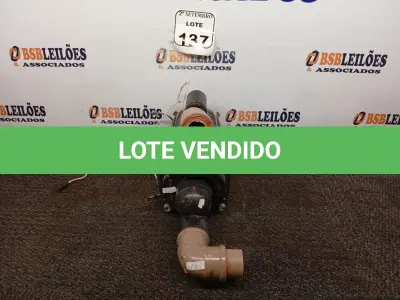 LOTE 137 - 01 MOTOR DE INDUÇÃO MONOFÁSICO DE GAIOLA. (NO ESTADO) ATENÇÃO! FAZER A VISITAÇÃO ANTES DE ARREMATAR, NÃO SABEMOS SE FUNCIONA. LEILÃO NÃO TEM GARANTIA E NEM DEVOLUÇÃO, SUJEITO A POSSÍVEIS AVARIAS VISÍVEIS/OCULTAS E/OU AUSÊNCIA DE COMPONENTES.
