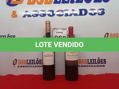 LOTE 068 - 01 GARRAFA DE VINHO FINCA TERRANOSTRA ARGENTINO 2015 750ML E 01 GARRAF DE CHILE RESERVADO CABERNET SAUVIGNON 750ML. (NO ESTADO) ATENÇÃO! FAZER A VISITAÇÃO ANTES DE ARREMATAR, NÃO SABEMOS SE FUNCIONA. LEILÃO NÃO TEM GARANTIA E NEM DEVOLUÇÃO, SUJEITO A POSSÍVEIS AVARIAS VISÍVEIS/OCULTAS E/OU AUSÊNCIA DE COMPONENTES.