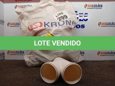 LOTE 299 - 10 - JUNCAO 45Âº SIMPLES P/ ESG. DN100X100 - KRONA (NO ESTADO, NÃO SABEMOS SE FUNCIONA. LEILÃO NÃO TEM GARANTIA E NEM DEVOLUÇÃO, SUJEITO A POSSÍVEIS AVARIAS VISÍVEIS/OCULTAS E/OU AUSÊNCIA DE COMPONENTES)