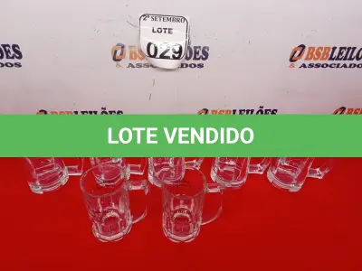 LOTE 029 - 07 CANECAS DE VIDRO. (NO ESTADO) ATENÇÃO! FAZER A VISITAÇÃO ANTES DE ARREMATAR, NÃO SABEMOS SE FUNCIONA. LEILÃO NÃO TEM GARANTIA E NEM DEVOLUÇÃO, SUJEITO A POSSÍVEIS AVARIAS VISÍVEIS/OCULTAS E/OU AUSÊNCIA DE COMPONENTES.