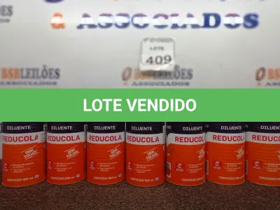 LOTE 409 - 09 DILUENTES MARCA CASCOLA. (NO ESTADO) ATENÇÃO! FAZER A VISITAÇÃO ANTES DE ARREMATAR, NÃO SABEMOS SE FUNCIONA. LEILÃO NÃO TEM GARANTIA E NEM DEVOLUÇÃO, SUJEITO A POSSÍVEIS AVARIAS VISÍVEIS/OCULTAS E/OU AUSÊNCIA DE COMPONENTES.