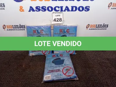 LOTE 428 - 03 CAPAS DE PROTEÇÃO P/ CAIXA D`ÁGUA KLC PVC REFORÇADA 100% POLIESTER. (NO ESTADO) ATENÇÃO! FAZER A VISITAÇÃO ANTES DE ARREMATAR, NÃO SABEMOS SE FUNCIONA. LEILÃO NÃO TEM GARANTIA E NEM DEVOLUÇÃO, SUJEITO A POSSÍVEIS AVARIAS VISÍVEIS/OCULTAS E/OU AUSÊNCIA DE COMPONENTES.