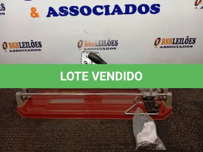 LOTE 367 - 01 CORTADOR DE PISO TEC 50 50CM CORTAG.  (NO ESTADO) ATENÇÃO! FAZER A VISITAÇÃO ANTES DE ARREMATAR, NÃO SABEMOS SE FUNCIONA. LEILÃO NÃO TEM GARANTIA E NEM DEVOLUÇÃO, SUJEITO A POSSÍVEIS AVARIAS VISÍVEIS/OCULTAS E/OU AUSÊNCIA DE COMPONENTES.