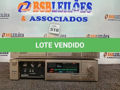 LOTE 518 - 02 RECEIVERS GRANDIENTE DS-20. (NO ESTADO) ATENÇÃO! FAZER A VISITAÇÃO ANTES DE ARREMATAR, NÃO SABEMOS SE FUNCIONA. LEILÃO NÃO TEM GARANTIA E NEM DEVOLUÇÃO, SUJEITO A POSSÍVEIS AVARIAS VISÍVEIS/OCULTAS E/OU AUSÊNCIA DE COMPONENTES.