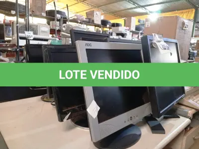 LOTE 356 - 08 MONITORES LCD MARCAS E MODELOS DIVERSOS PARA A RETIRADA DE PEÇAS. (NO ESTADO) ATENÇÃO! FAZER A VISITAÇÃO ANTES DE ARREMATAR, NÃO SABEMOS SE FUNCIONA. LEILÃO NÃO TEM GARANTIA E NEM DEVOLUÇÃO, SUJEITO A POSSÍVEIS AVARIAS VISÍVEIS/OCULTAS E/OU AUSÊNCIA DE COMPONENTES.