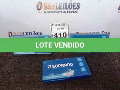 LOTE 410 - 03 FECHADURAS POPLINE ALAVANCA CR SOPRANO (NO ESTADO) ATENÇÃO! FAZER A VISITAÇÃO ANTES DE ARREMATAR, NÃO SABEMOS SE FUNCIONA. LEILÃO NÃO TEM GARANTIA E NEM DEVOLUÇÃO, SUJEITO A POSSÍVEIS AVARIAS VISÍVEIS/OCULTAS E/OU AUSÊNCIA DE COMPONENTES.