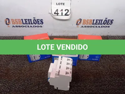 LOTE 412 - 03 CAIXAS DE INTERRUPTOR DECORLUX RESIDUAL DR TETRAPOLAR, CONTÉM 01 UNIDADE EM CADA CAIXA. (NO ESTADO) ATENÇÃO! FAZER A VISITAÇÃO ANTES DE ARREMATAR, NÃO SABEMOS SE FUNCIONA. LEILÃO NÃO TEM GARANTIA E NEM DEVOLUÇÃO, SUJEITO A POSSÍVEIS AVARIAS VISÍVEIS/OCULTAS E/OU AUSÊNCIA DE COMPONENTES.