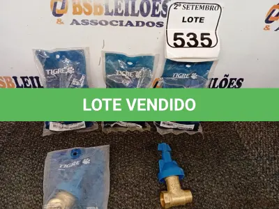 LOTE 535 - 05 BASES REGISTRO PRESSÃO 1/2 TIGRE. (NO ESTADO) ATENÇÃO! FAZER A VISITAÇÃO ANTES DE ARREMATAR, NÃO SABEMOS SE FUNCIONA. LEILÃO NÃO TEM GARANTIA E NEM DEVOLUÇÃO, SUJEITO A POSSÍVEIS AVARIAS VISÍVEIS/OCULTAS E/OU AUSÊNCIA DE COMPONENTES.