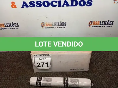 LOTE 271 - 12 ADESIVOS POLIURETANO PU 40 CINZA SACHE 600ML MARCA UNIPEGA 600ML CADA. (NO ESTADO) ATENÇÃO! FAZER A VISITAÇÃO ANTES DE ARREMATAR, NÃO SABEMOS SE FUNCIONA. LEILÃO NÃO TEM GARANTIA E NEM DEVOLUÇÃO, SUJEITO A POSSÍVEIS AVARIAS VISÍVEIS/OCULTAS E/OU AUSÊNCIA DE COMPONENTES