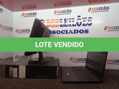 LOTE 402 - 01 CPU, 01 MONITOR E 01 NOTEBOOK. (NO ESTADO) ATENÇÃO! FAZER A VISITAÇÃO ANTES DE ARREMATAR, NÃO SABEMOS SE FUNCIONA. LEILÃO NÃO TEM GARANTIA E NEM DEVOLUÇÃO, SUJEITO A POSSÍVEIS AVARIAS VISÍVEIS/OCULTAS E/OU AUSÊNCIA DE COMPONENTES.