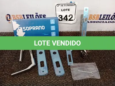 LOTE 342 - 02 FECHADURAS POPLINE ALAVANCA CR SOPRANO (NO ESTADO) ATENÇÃO! FAZER A VISITAÇÃO ANTES DE ARREMATAR, NÃO SABEMOS SE FUNCIONA. LEILÃO NÃO TEM GARANTIA E NEM DEVOLUÇÃO, SUJEITO A POSSÍVEIS AVARIAS VISÍVEIS/OCULTAS E/OU AUSÊNCIA DE COMPONENTES.