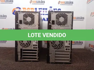 LOTE 440 - 02 CPU MARCA HP. (NO ESTADO) ATENÇÃO! FAZER A VISITAÇÃO ANTES DE ARREMATAR, NÃO SABEMOS SE FUNCIONA. LEILÃO NÃO TEM GARANTIA E NEM DEVOLUÇÃO, SUJEITO A POSSÍVEIS AVARIAS VISÍVEIS/OCULTAS E/OU AUSÊNCIA DE COMPONENTES.