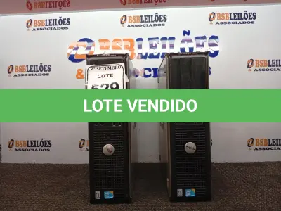 LOTE 529 - 02 CPUS MARCA DELL. (NO ESTADO) ATENÇÃO! FAZER A VISITAÇÃO ANTES DE ARREMATAR, NÃO SABEMOS SE FUNCIONA. LEILÃO NÃO TEM GARANTIA E NEM DEVOLUÇÃO, SUJEITO A POSSÍVEIS AVARIAS VISÍVEIS/OCULTAS E/OU AUSÊNCIA DE COMPONENTES.