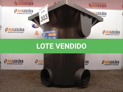 LOTE 303 - 01 CAIXA COLETORA DE ÁGUA PLUVIAL GRANDE PREMIUM PT METASUL (NO ESTADO) ATENÇÃO! FAZER A VISITAÇÃO ANTES DE ARREMATAR, NÃO SABEMOS SE FUNCIONA. LEILÃO NÃO TEM GARANTIA E NEM DEVOLUÇÃO, SUJEITO A POSSÍVEIS AVARIAS VISÍVEIS/OCULTAS E/OU AUSÊNCIA DE COMPONENTES.