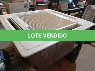 LOTE 376 - 01 VAPORIZADORA DE TETO K7 MARCA YORK. (NO ESTADO) ATENÇÃO! FAZER A VISITAÇÃO ANTES DE ARREMATAR, NÃO SABEMOS SE FUNCIONA. LEILÃO NÃO TEM GARANTIA E NEM DEVOLUÇÃO, SUJEITO A POSSÍVEIS AVARIAS VISÍVEIS/OCULTAS E/OU AUSÊNCIA DE COMPONENTES.