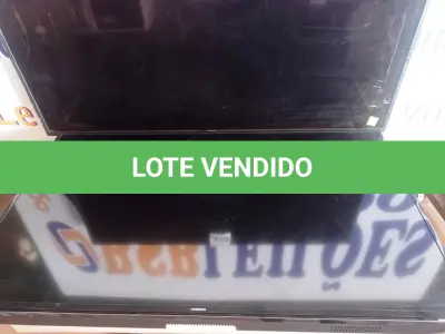 LOTE 433 - 01 TV LG 55” POLEGADAS, 01 TV SAMSUMG 50”POLEGADAS PARA A RETIRADA DE PEÇAS. (NO ESTADO) ATENÇÃO! FAZER A VISITAÇÃO ANTES DE ARREMATAR, NÃO SABEMOS SE FUNCIONA. LEILÃO NÃO TEM GARANTIA E NEM DEVOLUÇÃO, SUJEITO A POSSÍVEIS AVARIAS VISÍVEIS/OCULTAS E/OU AUSÊNCIA DE COMPONENTES.