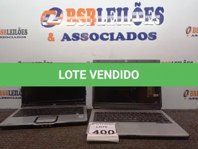 LOTE 400 - 01 NOTEBOOK MARCA HP, 01 NOTEBOOK POSITIVO PARA A RETIRADA DE PEÇAS. (NO ESTADO) ATENÇÃO! FAZER A VISITAÇÃO ANTES DE ARREMATAR, NÃO SABEMOS SE FUNCIONA. LEILÃO NÃO TEM GARANTIA E NEM DEVOLUÇÃO, SUJEITO A POSSÍVEIS AVARIAS VISÍVEIS/OCULTAS E/OU AUSÊNCIA DE COMPONENTES.