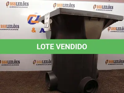 LOTE 327 - 01 CAIXA COLETORA DE ÁGUA PLUVIAL GRANDE PREMIUM PT METASUL (NO ESTADO) ATENÇÃO! FAZER A VISITAÇÃO ANTES DE ARREMATAR, NÃO SABEMOS SE FUNCIONA. LEILÃO NÃO TEM GARANTIA E NEM DEVOLUÇÃO, SUJEITO A POSSÍVEIS AVARIAS VISÍVEIS/OCULTAS E/OU AUSÊNCIA DE COMPONENTES.