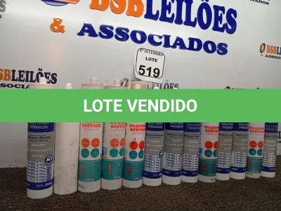 LOTE 519 - 13 TUBOS ADESIVOS E SELADORES/SELANTES/ADESIVOS MARCA E MODELOS DIVERSOS 240G CADA. (NO ESTADO) ATENÇÃO! FAZER A VISITAÇÃO ANTES DE ARREMATAR, NÃO SABEMOS SE FUNCIONA. LEILÃO NÃO TEM GARANTIA E NEM DEVOLUÇÃO, SUJEITO A POSSÍVEIS AVARIAS VISÍVEIS/OCULTAS E/OU AUSÊNCIA DE COMPONENTES.