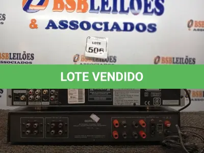LOTE 506 - 01 MUILTIPLIFICADOR NASHVILLE NC-5 E UM DVD. (NO ESTADO) ATENÇÃO! FAZER A VISITAÇÃO ANTES DE ARREMATAR, NÃO SABEMOS SE FUNCIONA. LEILÃO NÃO TEM GARANTIA E NEM DEVOLUÇÃO, SUJEITO A POSSÍVEIS AVARIAS VISÍVEIS/OCULTAS E/OU AUSÊNCIA DE COMPONENTES.