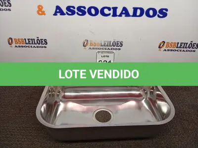 LOTE 221 - 01 CUBA INOX N1 AÇO 430 3.1/2 46X30X14 FABRINOX (NO ESTADO) ATENÇÃO! FAZER A VISITAÇÃO ANTES DE ARREMATAR, NÃO SABEMOS SE FUNCIONA. LEILÃO NÃO TEM GARANTIA E NEM DEVOLUÇÃO, SUJEITO A POSSÍVEIS AVARIAS VISÍVEIS/OCULTAS E/OU AUSÊNCIA DE COMPONENTES.