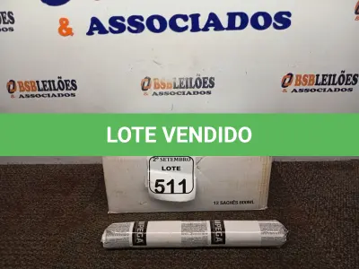 LOTE 511 - 12 ADESIVOS POLIURETANO PU 40 CINZA SACHE 600ML MARCA UNIPEGA 600ML CADA. (NO ESTADO) ATENÇÃO! FAZER A VISITAÇÃO ANTES DE ARREMATAR, NÃO SABEMOS SE FUNCIONA. LEILÃO NÃO TEM GARANTIA E NEM DEVOLUÇÃO, SUJEITO A POSSÍVEIS AVARIAS VISÍVEIS/OCULTAS E/OU AUSÊNCIA DE COMPONENTES