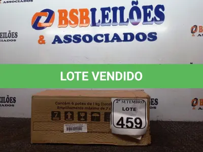 LOTE 459 - 06 REJUNTES ACRÍLICO NA COR CORDA DE 01KG CADA. (NO ESTADO) ATENÇÃO! FAZER A VISITAÇÃO ANTES DE ARREMATAR, NÃO SABEMOS SE FUNCIONA. LEILÃO NÃO TEM GARANTIA E NEM DEVOLUÇÃO, SUJEITO A POSSÍVEIS AVARIAS VISÍVEIS/OCULTAS E/OU AUSÊNCIA DE COMPONENTES.