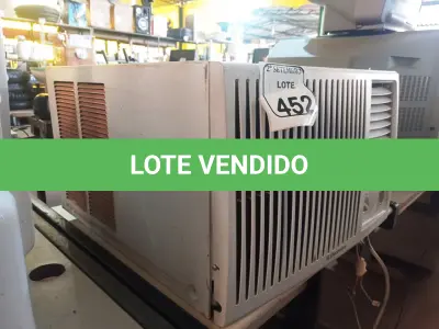 LOTE 452 - 01 AR CONDICIONADO MARCA ELECTROLUX. (NO ESTADO) ATENÇÃO! FAZER A VISITAÇÃO ANTES DE ARREMATAR, NÃO SABEMOS SE FUNCIONA. LEILÃO NÃO TEM GARANTIA E NEM DEVOLUÇÃO, SUJEITO A POSSÍVEIS AVARIAS VISÍVEIS/OCULTAS E/OU AUSÊNCIA DE COMPONENTES.