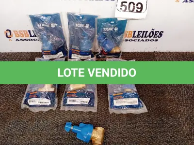 LOTE 509 - 07 BASES REGISTRO PRESSÃO 1/2 TIGRE. (NO ESTADO) ATENÇÃO! FAZER A VISITAÇÃO ANTES DE ARREMATAR, NÃO SABEMOS SE FUNCIONA. LEILÃO NÃO TEM GARANTIA E NEM DEVOLUÇÃO, SUJEITO A POSSÍVEIS AVARIAS VISÍVEIS/OCULTAS E/OU AUSÊNCIA DE COMPONENTES.