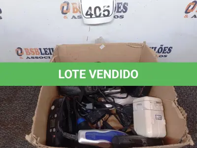 LOTE 405 - 01 LOTE COM ELETRÔNICOS DIVERSOS. (NO ESTADO) ATENÇÃO! FAZER A VISITAÇÃO ANTES DE ARREMATAR, NÃO SABEMOS SE FUNCIONA. LEILÃO NÃO TEM GARANTIA E NEM DEVOLUÇÃO, SUJEITO A POSSÍVEIS AVARIAS VISÍVEIS/OCULTAS E/OU AUSÊNCIA DE COMPONENTES.