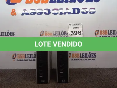 LOTE 398 - 02 MINI CPUS HP. (NO ESTADO) ATENÇÃO! FAZER A VISITAÇÃO ANTES DE ARREMATAR, NÃO SABEMOS SE FUNCIONA. LEILÃO NÃO TEM GARANTIA E NEM DEVOLUÇÃO, SUJEITO A POSSÍVEIS AVARIAS VISÍVEIS/OCULTAS E/OU AUSÊNCIA DE COMPONENTES.