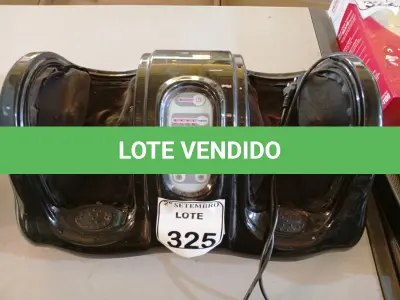 LOTE 325 - 01 MASSAGEADOR PARA PÉ. (NO ESTADO) ATENÇÃO! FAZER A VISITAÇÃO ANTES DE ARREMATAR, NÃO SABEMOS SE FUNCIONA. LEILÃO NÃO TEM GARANTIA E NEM DEVOLUÇÃO, SUJEITO A POSSÍVEIS AVARIAS VISÍVEIS/OCULTAS E/OU AUSÊNCIA DE COMPONENTES.
