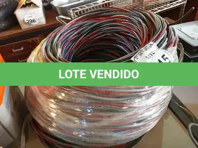 LOTE 315 - 186M CABO MULTIPLEX QUADRUPLEX 3X1X10 - 10MM 0,61KV BOREAL. (NO ESTADO) ATENÇÃO! FAZER A VISITAÇÃO ANTES DE ARREMATAR, NÃO SABEMOS SE FUNCIONA. LEILÃO NÃO TEM GARANTIA E NEM DEVOLUÇÃO, SUJEITO A POSSÍVEIS AVARIAS VISÍVEIS/OCULTAS E/OU AUSÊNCIA DE COMPONENTES.