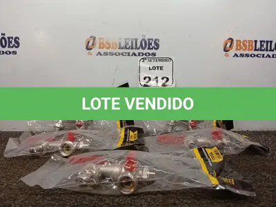 LOTE 212 - 05 TORNEIRAS ESF DUPLA TANQ/MAQ LAVAR ZINCO 1/2 X 3/4 FERTAK (NO ESTADO) ATENÇÃO! FAZER A VISITAÇÃO ANTES DE ARREMATAR, NÃO SABEMOS SE FUNCIONA. LEILÃO NÃO TEM GARANTIA E NEM DEVOLUÇÃO, SUJEITO A POSSÍVEIS AVARIAS VISÍVEIS/OCULTAS E/OU AUSÊNCIA DE COMPONENTES.